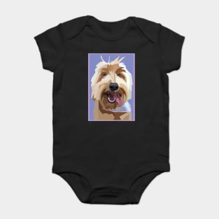 Super Cute Dog Australian Labradoodle Baby Bodysuit